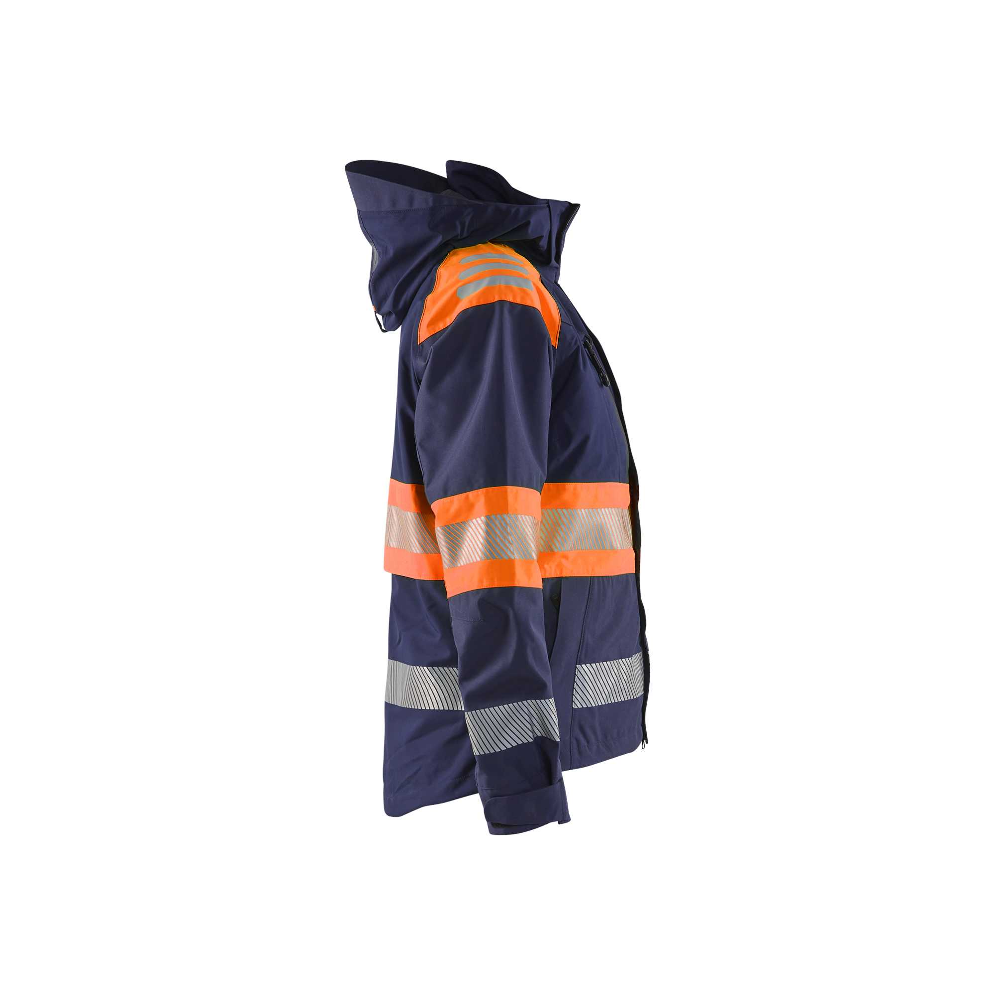 BLAKLADER 44301977 WOMEN’S HI VIS SHELL JACKET Hi Vis Reflective Shell Work Jacket WOMEN - Waterproof